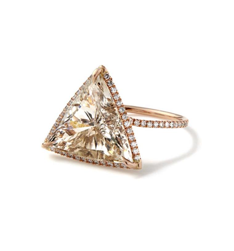 Monique Péan recycled rose gold engagement ring